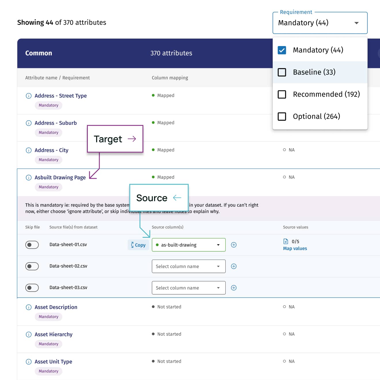 Portal data quality checking page